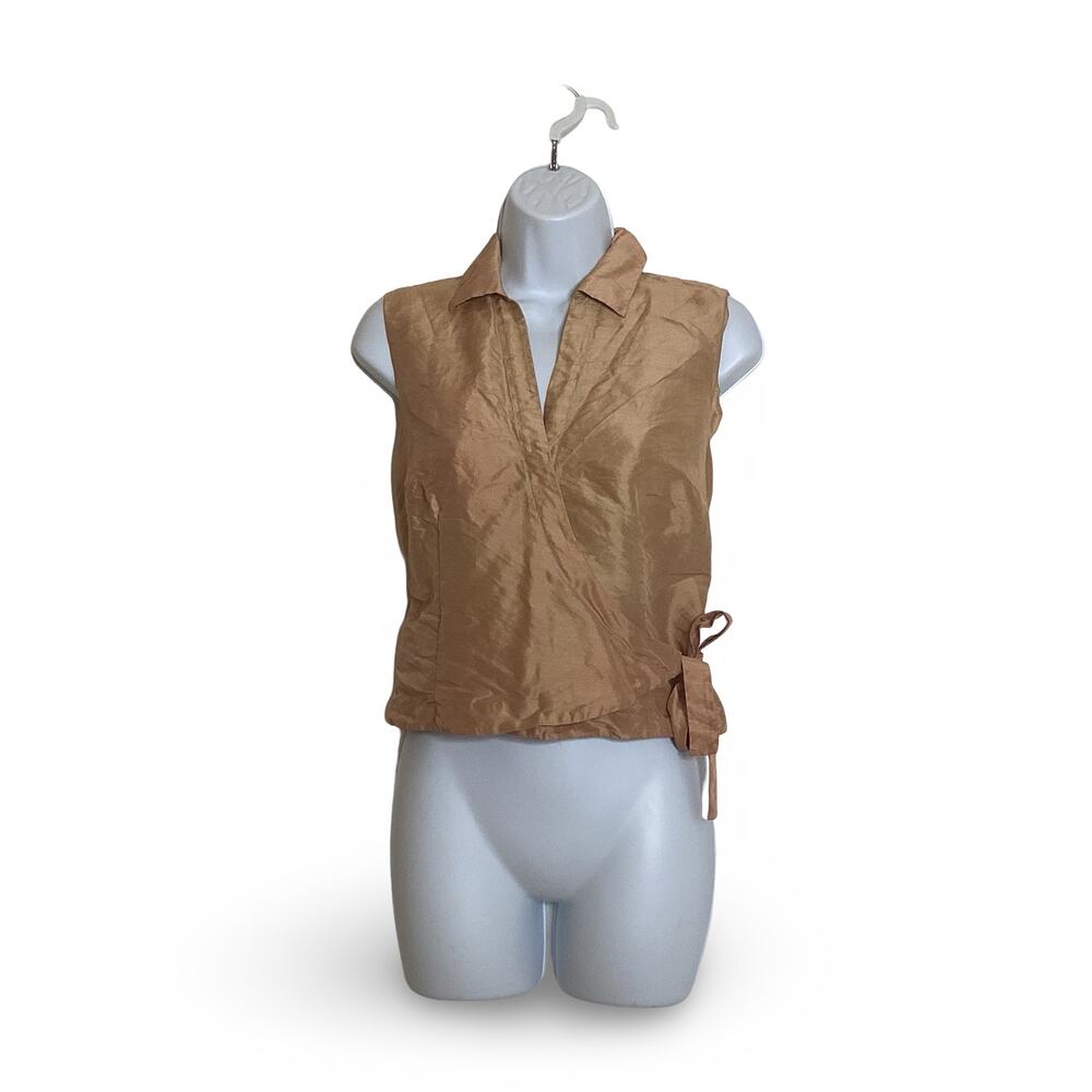 Allison Taylor Silk Wrap Top